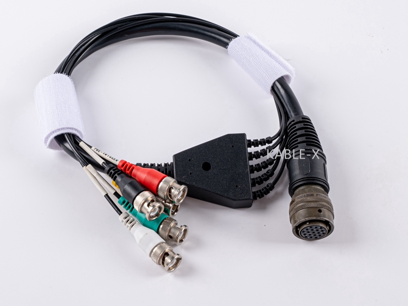 Wire harness for industrial printer